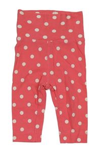 Růžové legíny s puntíky H&M