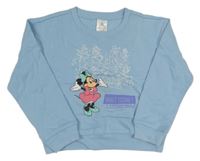 Světlemodrá mikina s Minnie Disney