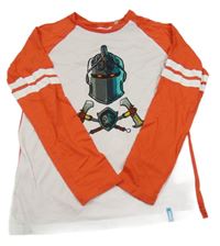 Červeno-bílé triko Fortnite