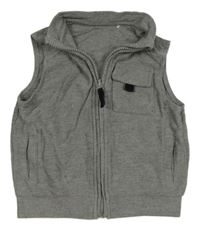 Šedá tepláková vesta George 