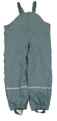 Šedé nepromokavé podšité laclové kalhoty Lupilu 