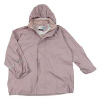 Fialovorůžová nepromokavá bunda s odepínací kapucí Celavi
