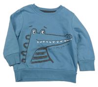 Modrá mikina s krokodýlem George
