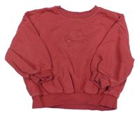 Červená oversize mikina s autem George