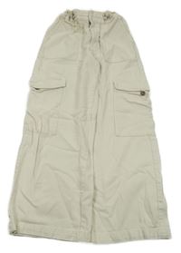 Smetanové cargo wide rifle Zara