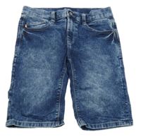 Modré riflové plísňové kraťasy S. Oliver