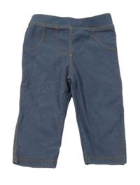 Modrošedé legíny riflového vzhledu Ergee