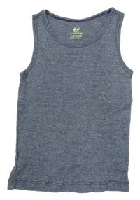 Tmavomodré melírované tílko H&M