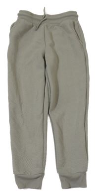 Zelenošedé vzorované tepláky Primark