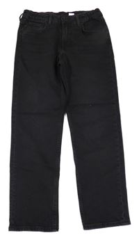 Černé relaxed fit rifle H&M