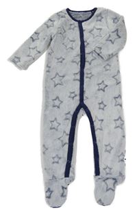 Světlemodrý chupatý overal s hvězdičkami Mothercare