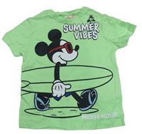 Světlezelené tričko s Mickey PRIMARK