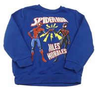 Safírová mikina se Spider-many PRIMARK