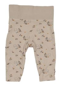 Světlepudrové legíny s liškami a kytičkami C&A