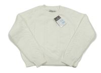 Nové - smetanový žinylkový svetr se vzorem PRIMARK