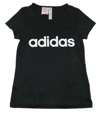 Černé funkční sportovní tričko Adidas