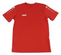 Červené funkční sportovní tričko s logem JAKO