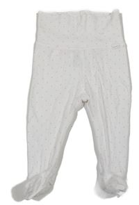 Bílo-růžové puntíkaté polodupky H&M