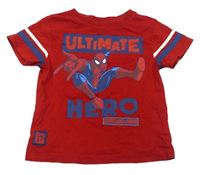 Červené tričko se Spidermanem Rebel
