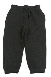 Tmavošedé melírované tepláky Primark