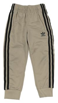 Béžové sportovní tepláky Adidas