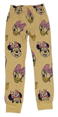 Béžové pyžamové kalhoty s Minnie a Daisy Next