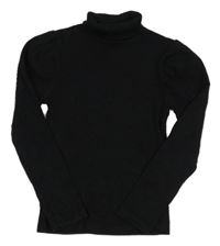 Černý žebrovaný rolák F&F