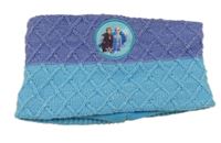 Fialovo-modrý třpytivý nákrčník s Frozen Disney