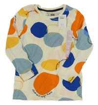 Nové - Krémovo-barevné puntíkaté triko Pep&Co