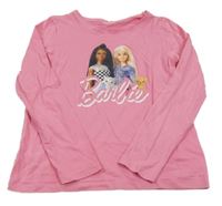 Růžové triko s Barbie