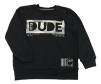 Černá mikina s army potiskem a nápisem George