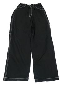 Černé baggy rifle H&M