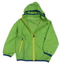 Zelená šusťáková jarní bunda s kaucí tcm