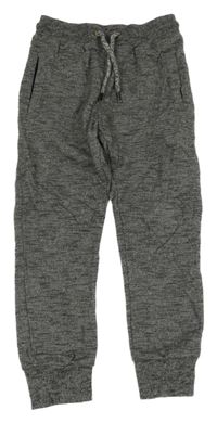 Tmavošedé melírované tepláky Next