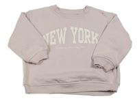 Světlerůžová mikina s nápisem Zara