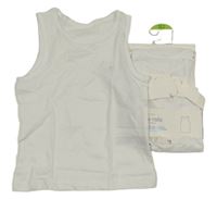 Nové - 3x bílý nátělník Primark