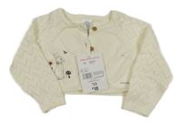 Nové - Smetanové svetrové bolerko s králíčkem 