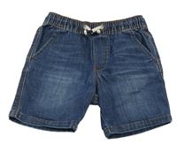 Tmavomodré riflové kraťasy Next