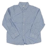 Světlemodrá pruhovaná košile s hvězdami Next