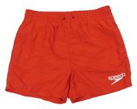 Červené plážové kraťasy Speedo 