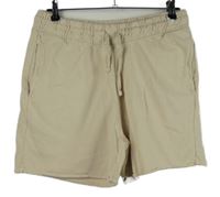 Pánské béžové teplákové kraťasy 