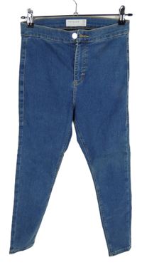 Dámské modré skinny rifle Topshop 