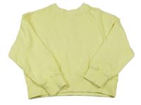 Žlutá crop oversize mikina Zara