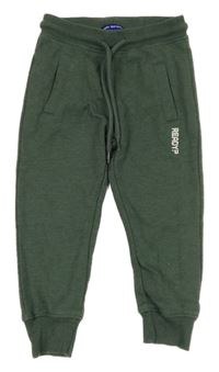 Tmavozelené tepláky 