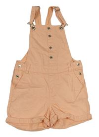 Růžové riflové laclové kraťasy H&M