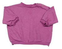 Purpurová oversize mikina George