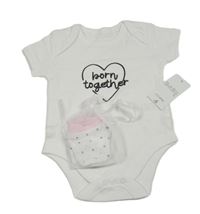 2sez -  Bílé body se srdíčkem + puntíkaté rukavice - nové