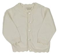 Bílý propínací svetr Primark