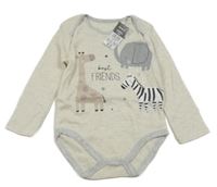 Nové - Béžové body se zvířátky Pep&Co