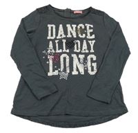 Šedé triko s nápisem LCW